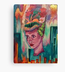210x230 Bride Of Frankenstein Painting Amp Mixed Media Canvas Prints - Bride Of Frankenstein Painting