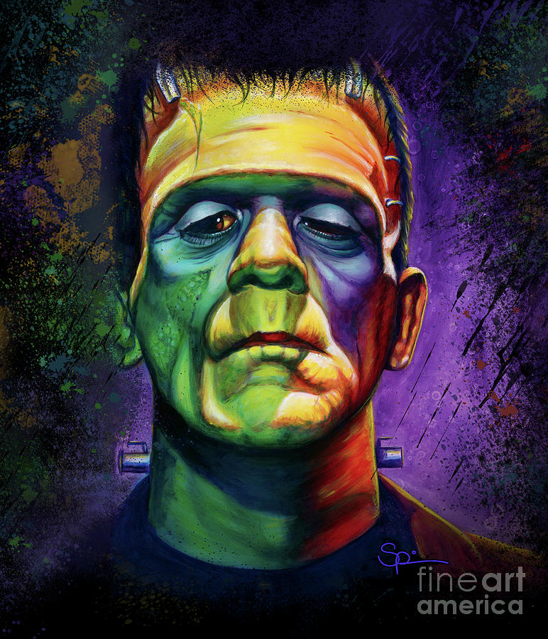 772x900 Frankenstein Paintings Fine Art America - Bride Of Frankenstein Pai...