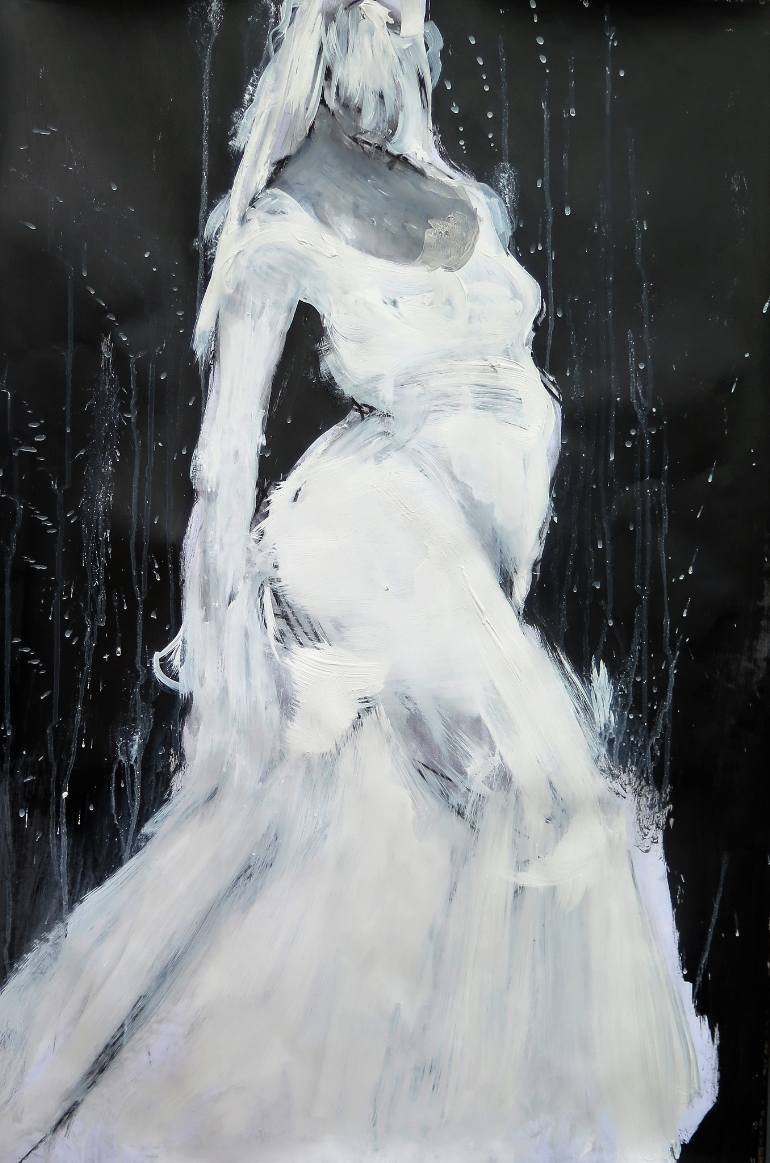 770x1163 Saatchi Art Serial Bride Painting By Hana Davis - Bride Painting