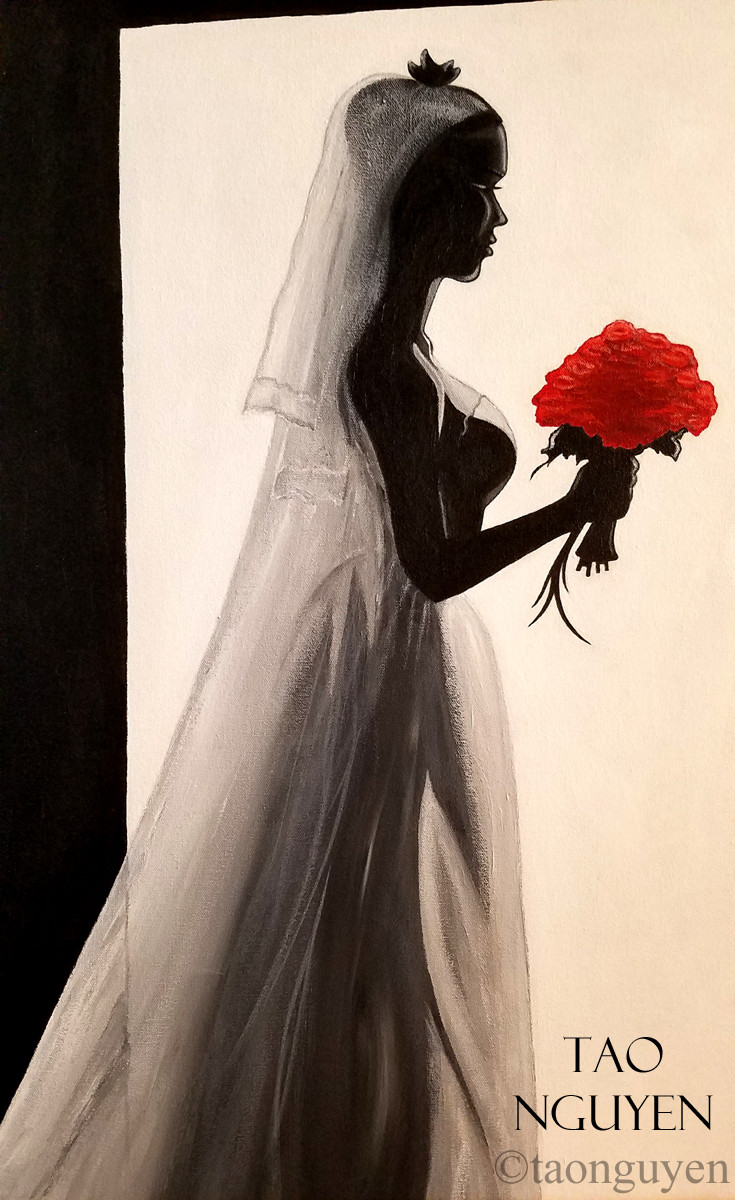 735x1200 Artstation - Bride Painting