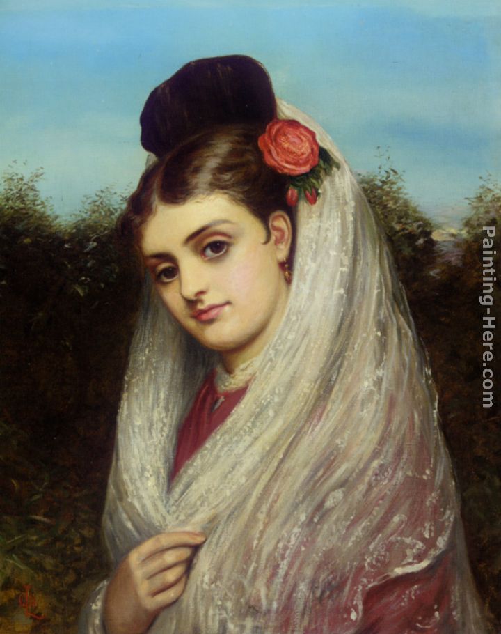 720x910 Charles Sillem Lidderdale The Young Bride Painting Anysize 50% Off - Bride Painting