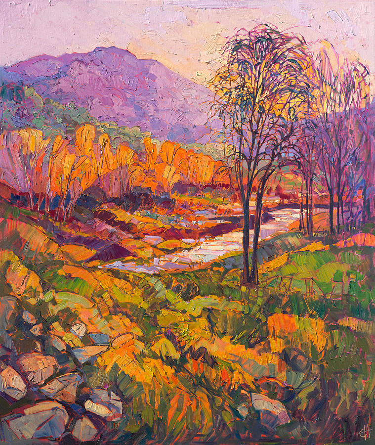759x900 Ranch Color Painting By Erin Hanson - Bright Color Painting