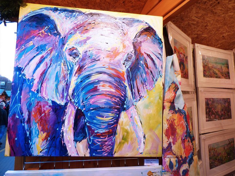 800x600 Winchester Christmas Market 2017 - Bright Elephant Painting