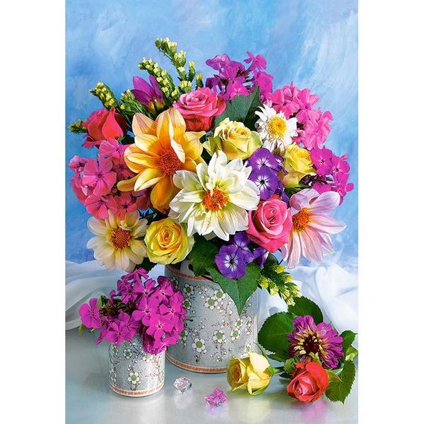 600x600 5d Bright Flowers - Bright Flower Painting