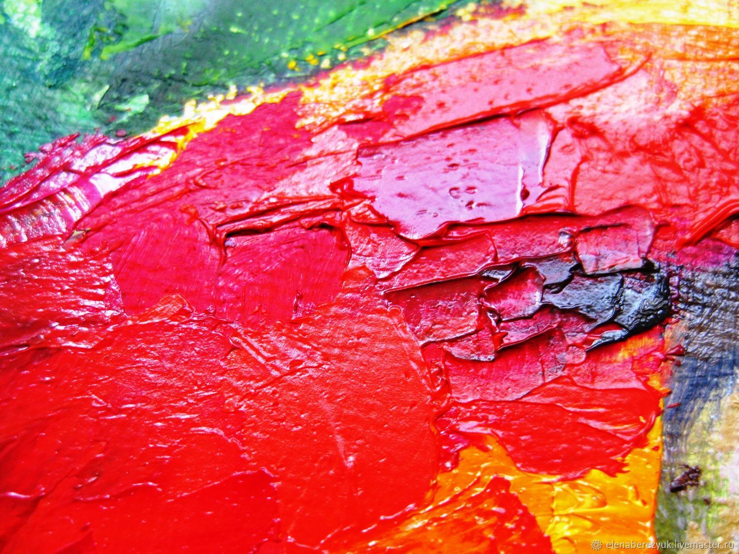 1500x1125 Bright Painting With Oil On Canvas, Parrots, Birds, Tropical - Bright Painting