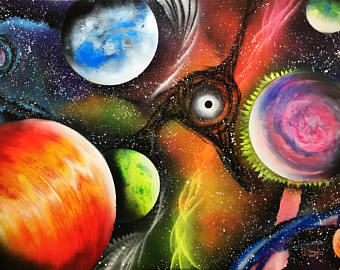 340x270 Bright Painting Etsy - Bright Painting