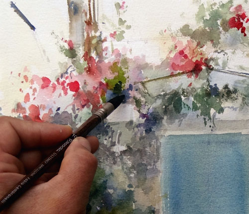 500x430 How To Create Bright Watercolour Scenes - Bright Watercolor Painting