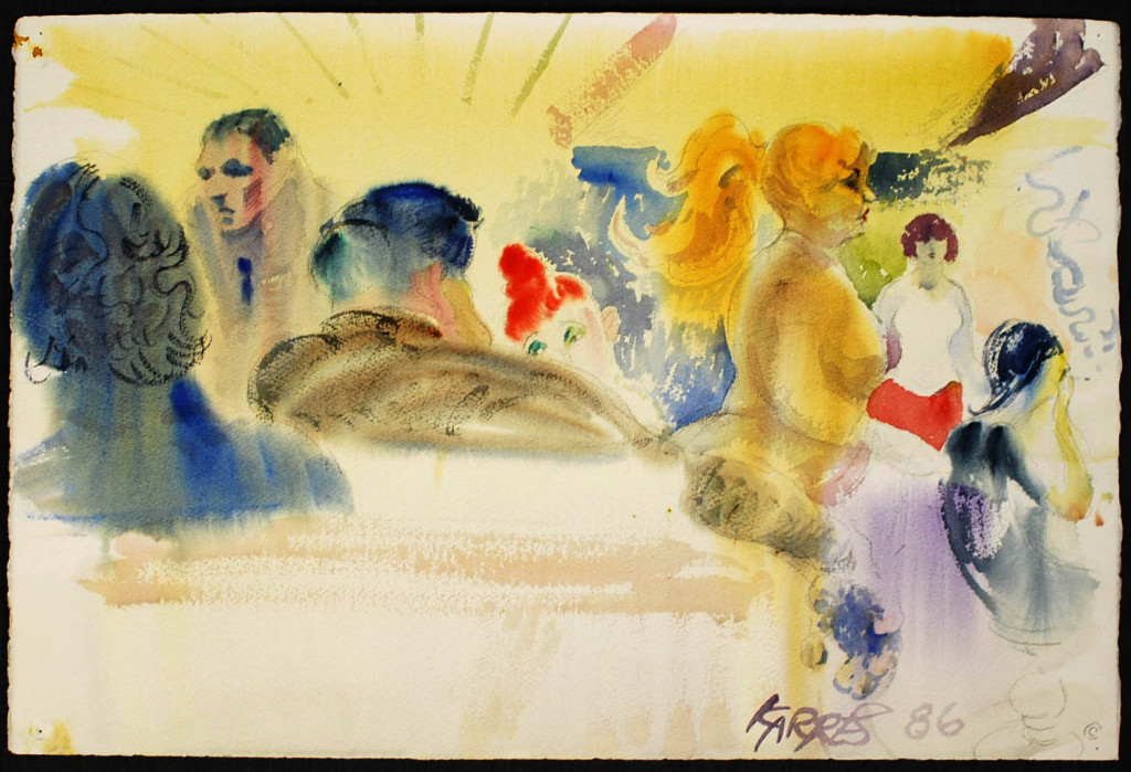 1024x699 Sam Karres Untitled - Bright Watercolor Painting