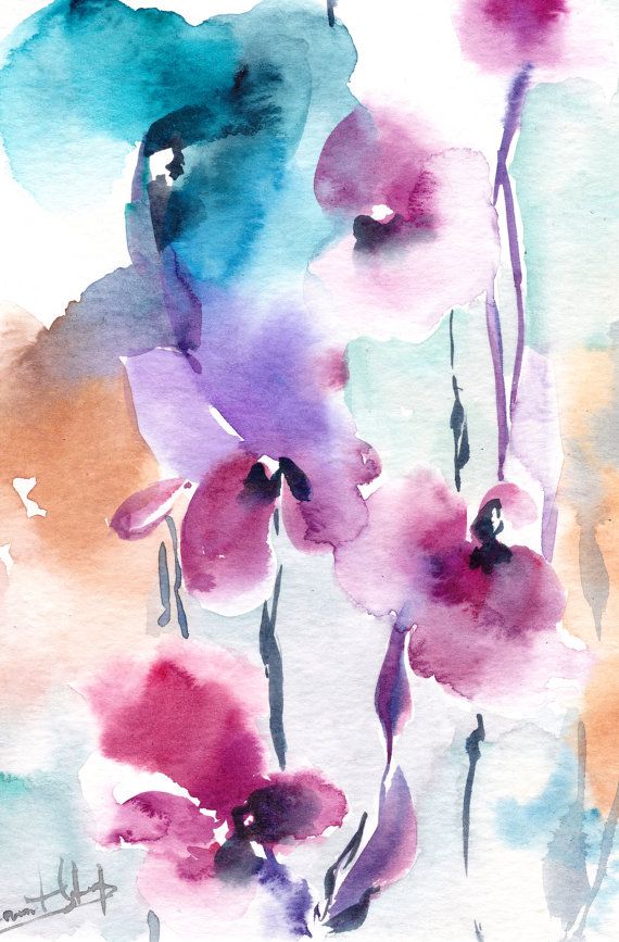 570x867 322 Best Watercolour Images On Water Colors - Bright Watercolor Painting