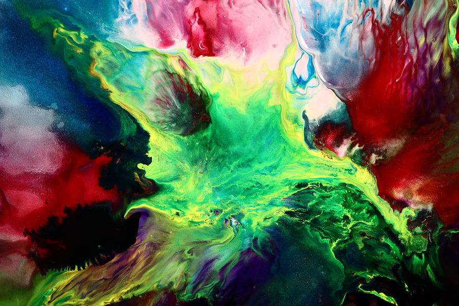 900x600 Abstract Art Colorful Bright Fluid Painting Watercolor Splash By - Bright Watercolor Painting