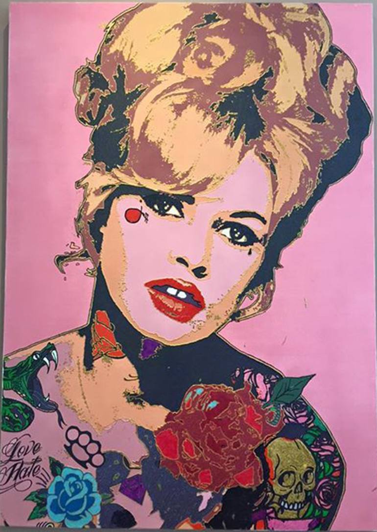 770x1086 Saatchi Art Brigitte Bardot Painting By Gordo Jean Francois - Brigitte Bardot Painting