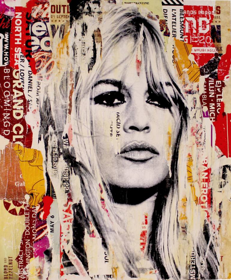 770x930 Saatchi Art Brigitte Bardot Painting By Michiel Folkers - Brigitte Bardot Painting
