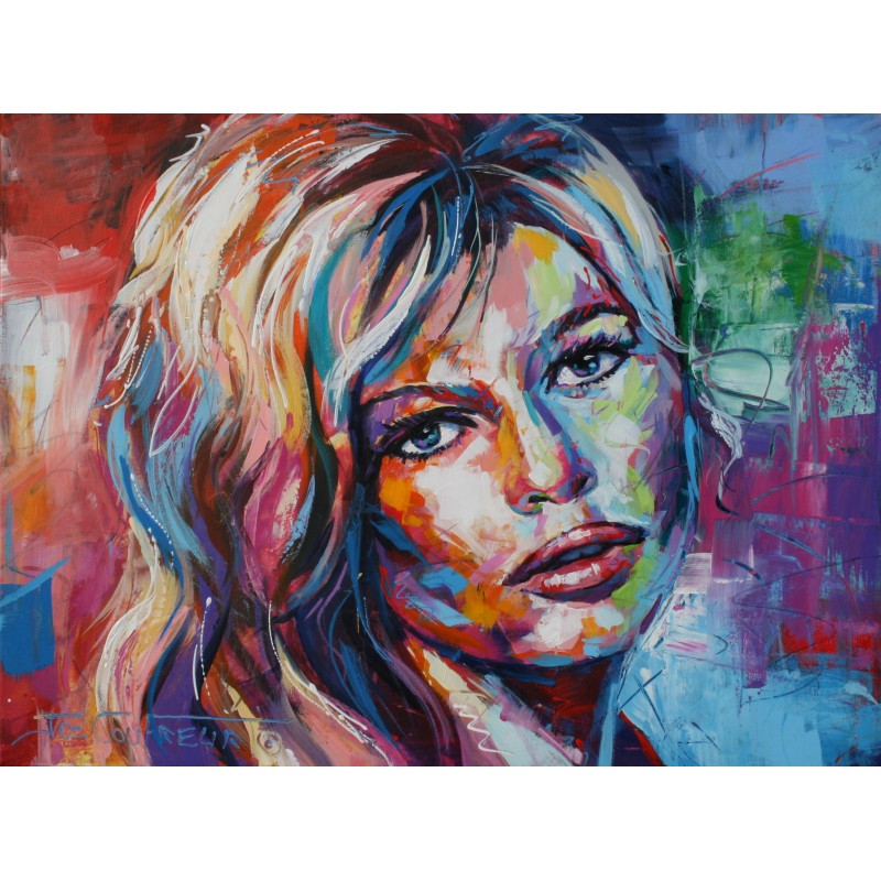 800x800 Brigitte Bardot - Brigitte Bardot Painting