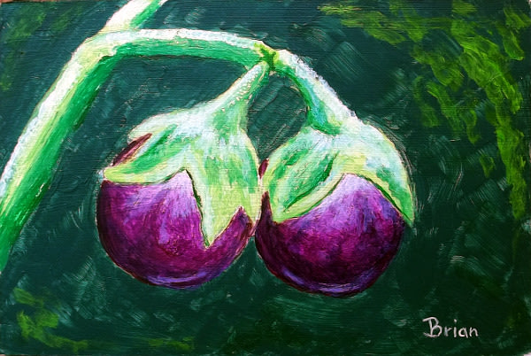 600x402 Paintings - Brinjal Painting