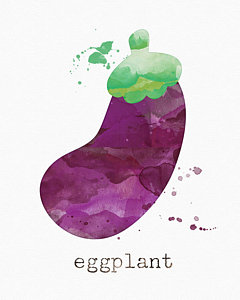 240x300 Eggplant Paintings Fine Art America - Brinjal Painting