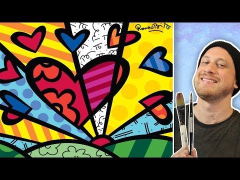 480x360 15) How To Paint In The Style Of Romero Britto - Britto Painting