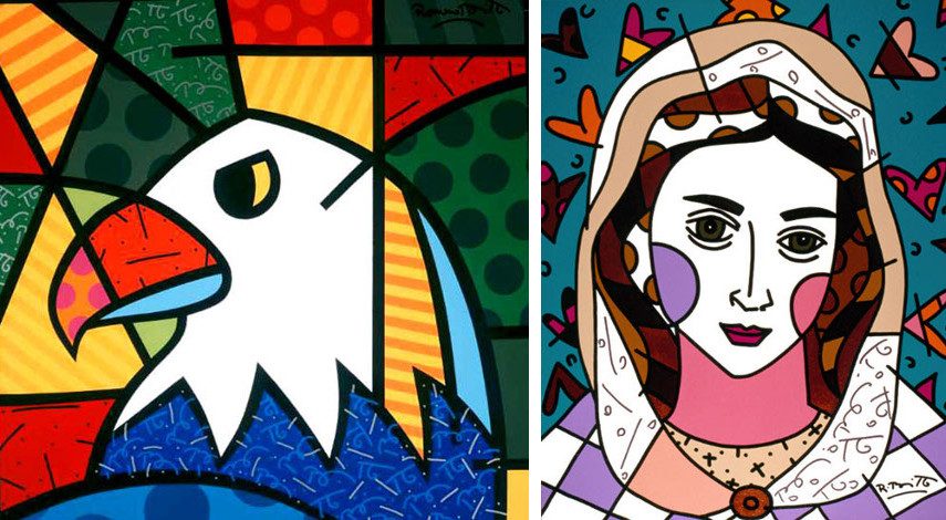 855x470 Biography Of Romero Britto Widewalls - Britto Painting