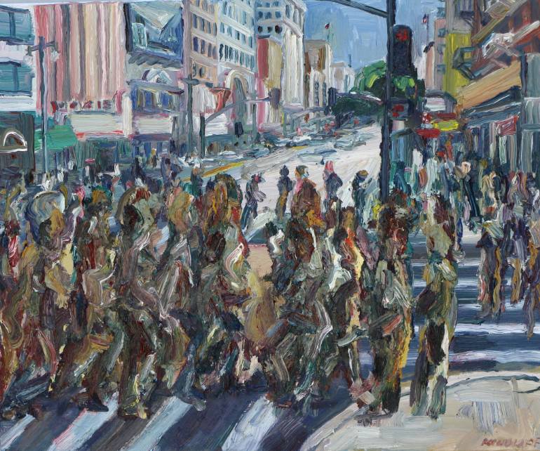 770x642 Saatchi Art On Broadway Painting By John Kilduff - Broadway Painting