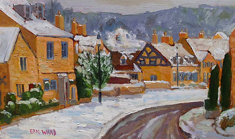 800x475 Eric Ward Original Oil Painting - Broadway Painting