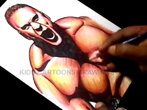 480x360 How To Draw Wwe Superstar Brock Lesnar Detailed Color Painting - Brock Lesnar Painting