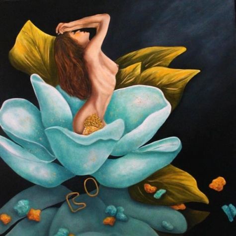 475x475 Floral Paintings Broken Dreams Are Not The End Of The Road. Loni - Broken Dreams Painting