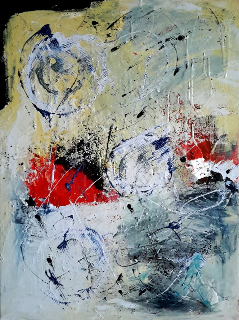 770x1033 Saatchi Art Broken Dreams Painting By Rodrigue Semabia - Broken Dreams Painting