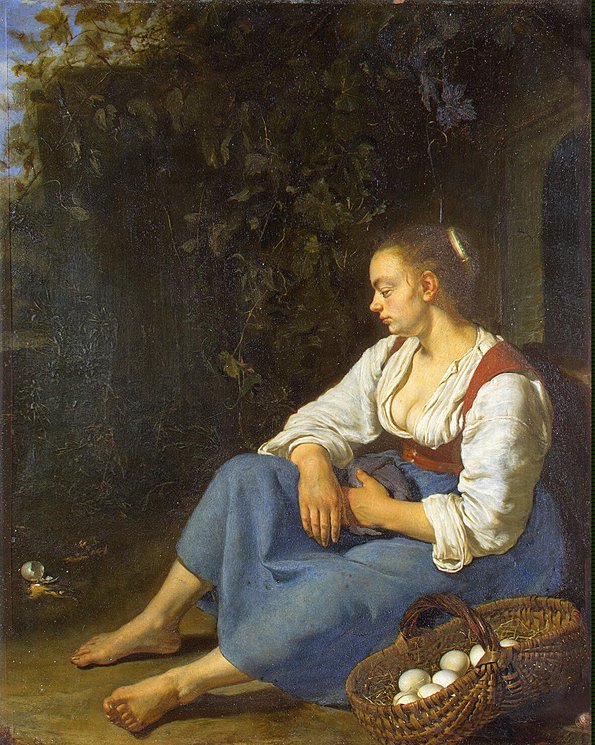 595x745 Broken Egg - Broken Eggs Painting