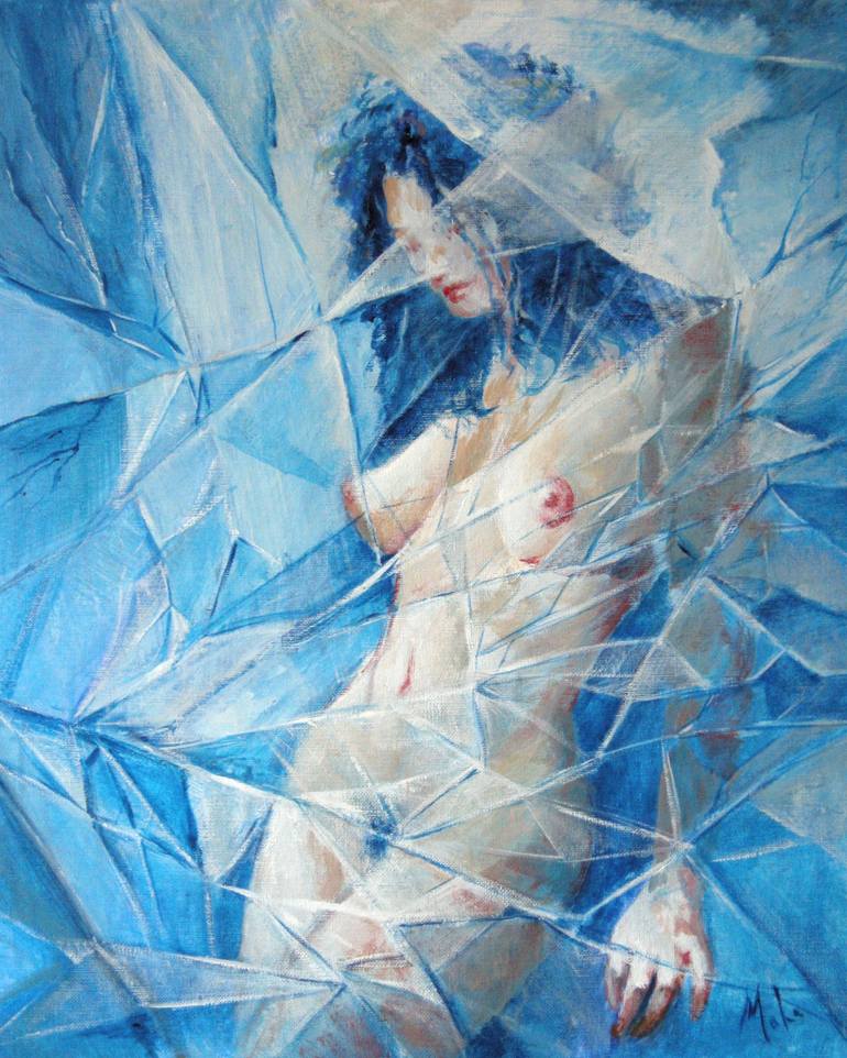 770x962 Saatchi Art Broken Heart Painting By Isabel Mahe - Broken Heart Painting