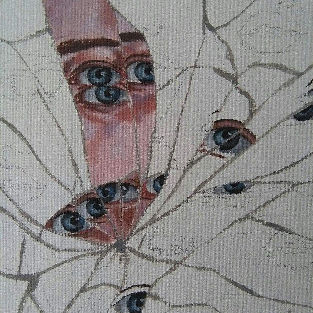 1024x1024 Broken Mirror Art Amino - Broken Painting