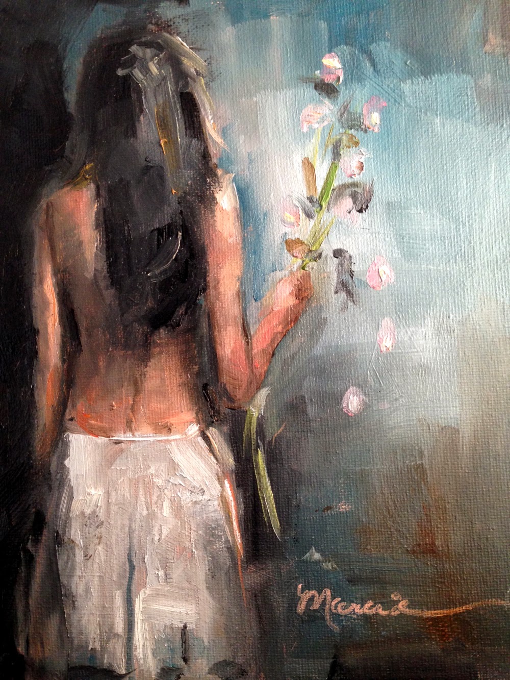 1000x1333 Painting By The Lake Broken Promises - Broken Painting