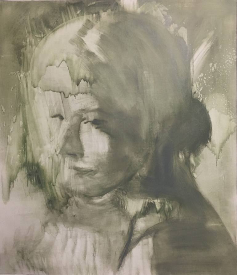 770x895 Saatchi Art Broken Painting By Huszti - Broken Painting