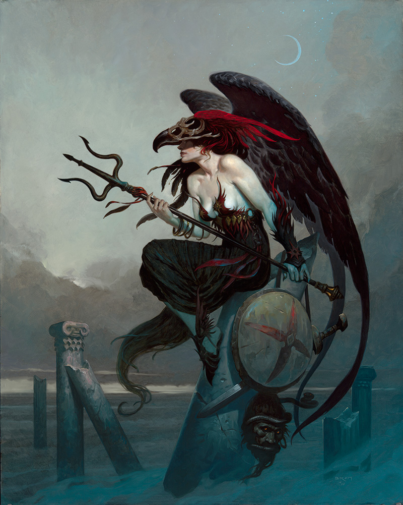 800x1001 Gerald Brom Art Painting Illustration 01 Concept Art World - Brom Painting