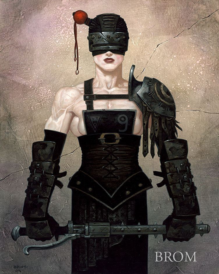 752x940 Gerald Brom Art Painting Illustration Coil 1994 Concept Art World - Brom Painting