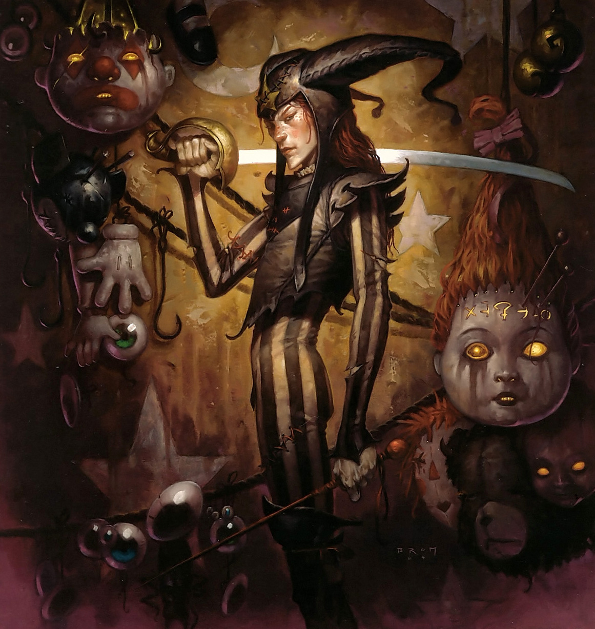 1161x1227 Gerald Brom Art Painting Illustration The Plucker 01 Concept Art - Brom Painting