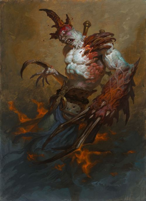 500x689 Untitled Lanisah Diablo 3 Art By Brom - Brom Painting