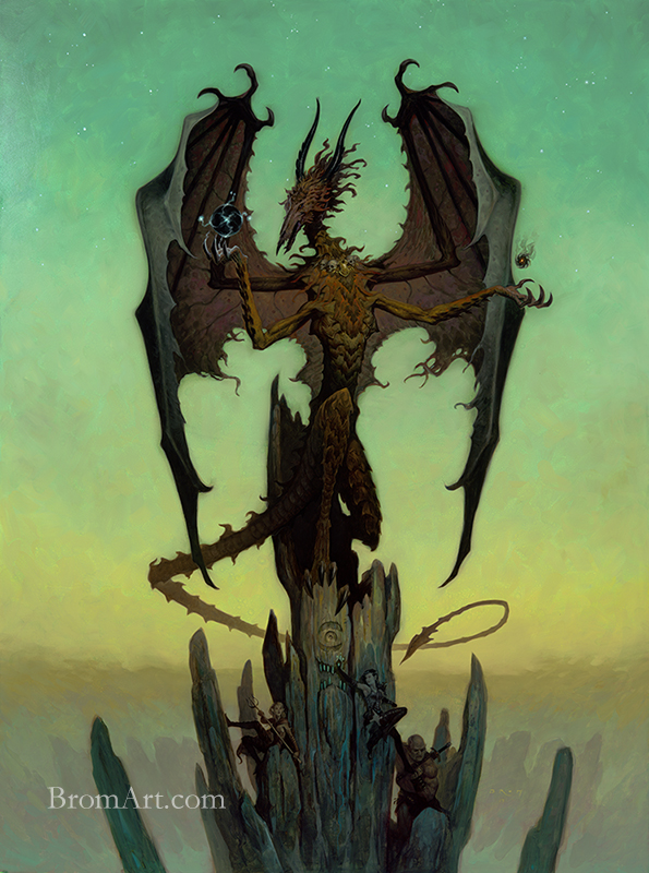 595x800 Brom Fantasy Worlds - Brom Painting