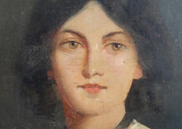 595x420 The Sisters Emily Bronte Portrait Goes Under The Hammer - Bronte Painting