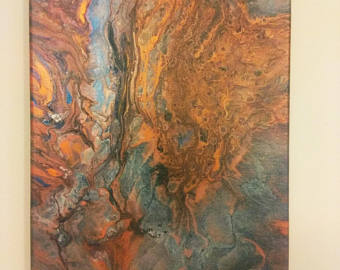 340x270 Bronze Painting Etsy - Bronze Painting