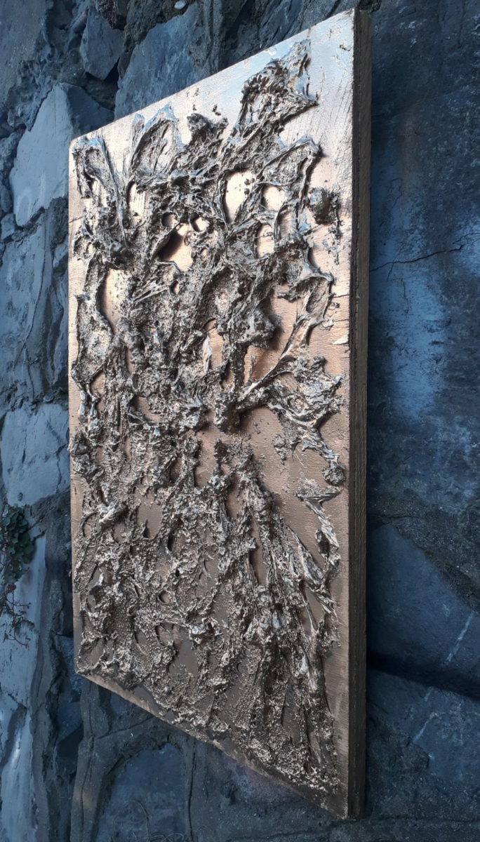 684x1200 Bronze Painting (Rusan - Bronze Painting