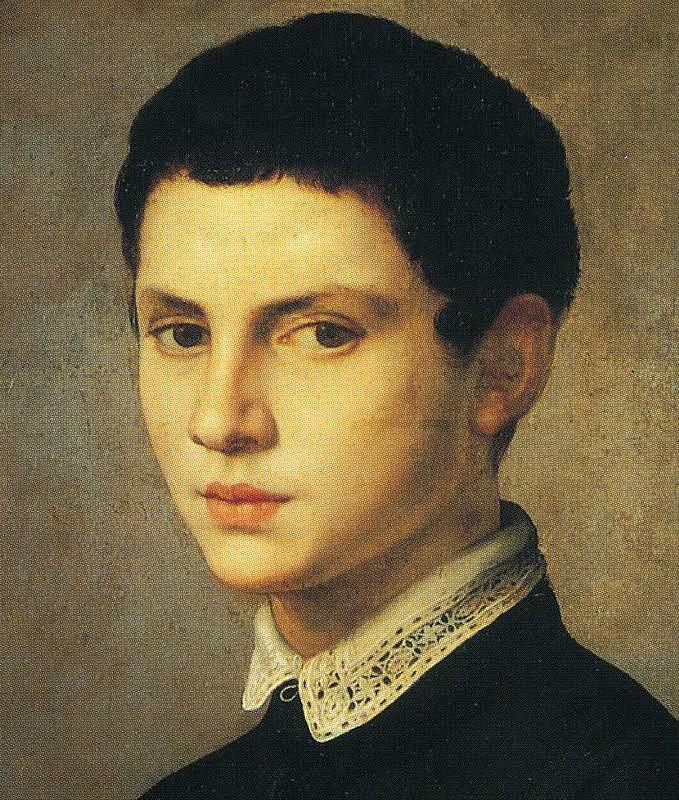 679x800 Portrait Of Young Sculptor Painting By Celestial Images - Bronzino Painting