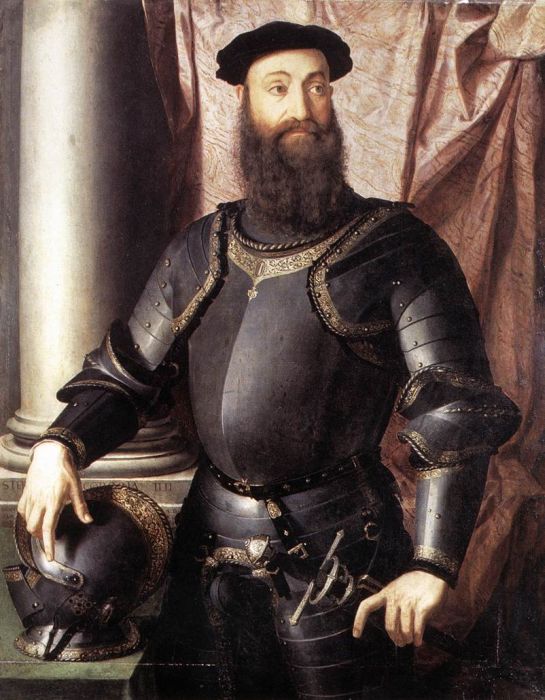 545x700 Portrait Of Stefano Iv Colonna, 1546 - Bronzino Painting