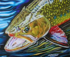 Brook Trout Painting