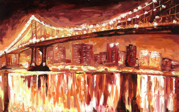 750x469 Brooklyn Bridge Painting 50% Off - Brooklyn Bridge Painting