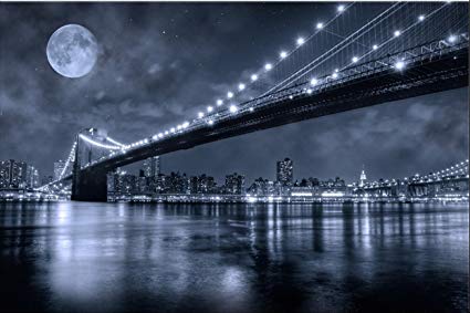 425x283 Startonight Wall Art Canvas Brooklyn Bridge, New York - Brooklyn Bridge Painting Canvas