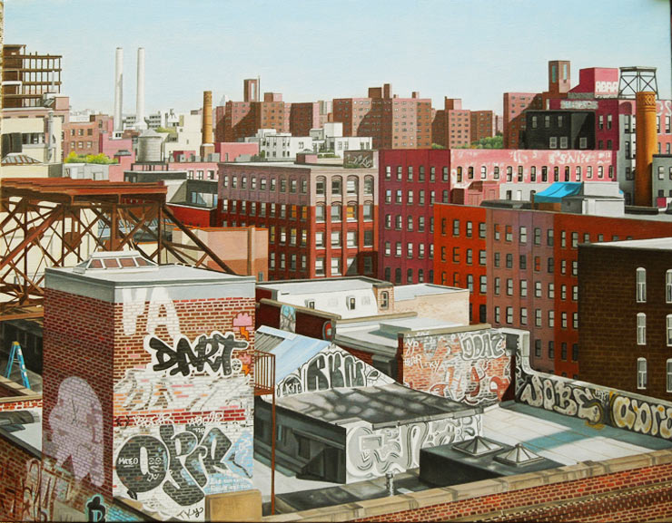 740x577 Laura Shechter, Painter Of Graffiti Brooklyn Street Art - Brooklyn Painting
