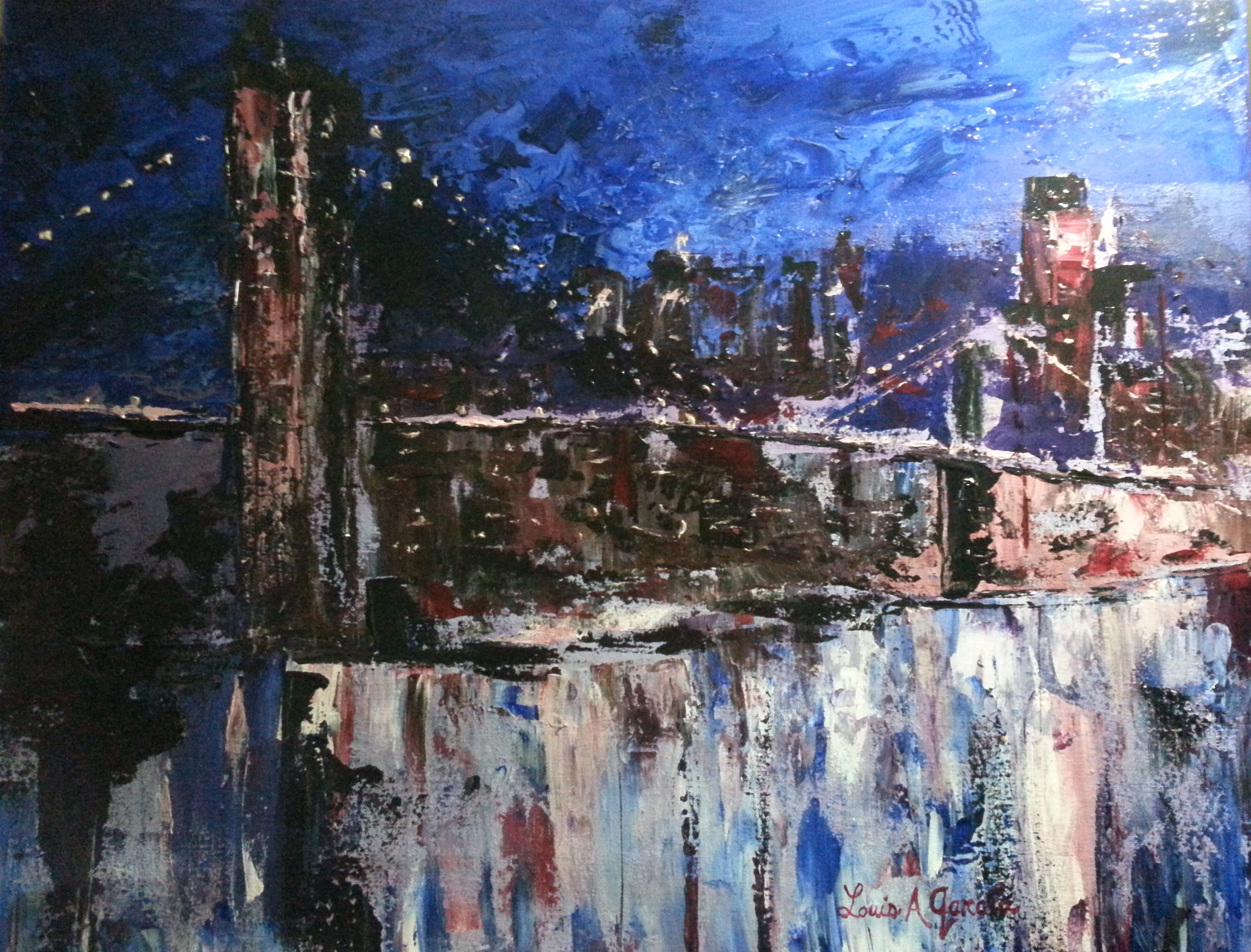 3206x2440 Brooklyn Bridge - Brooklyn Painting