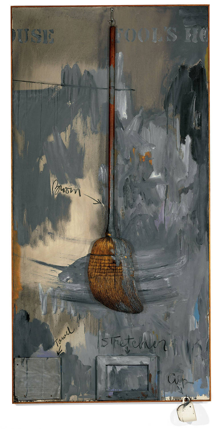 775x1500 Epph Jasper Johns' Fool's House (1964) - Broom Painting