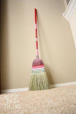 267x400 Little Birdie Secrets Sweep Me Off My Feet - Broom Painting