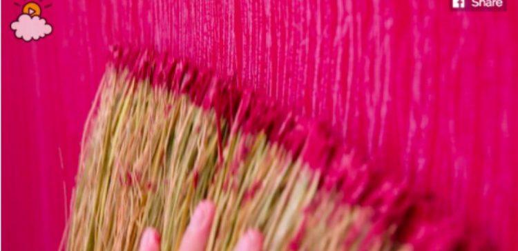 750x364 What Happens When You Sweep A Broom Through Paint Tiphero - Broom Painting