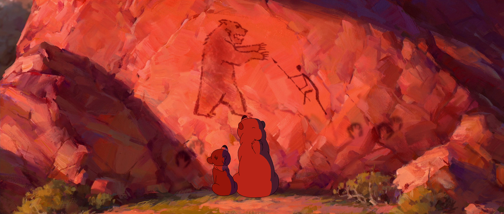 1024x435 Brother Bear Base - Brother Bear Painting